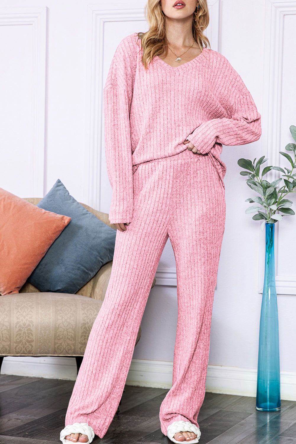 Alicia, Top & Pants Loungewear Set