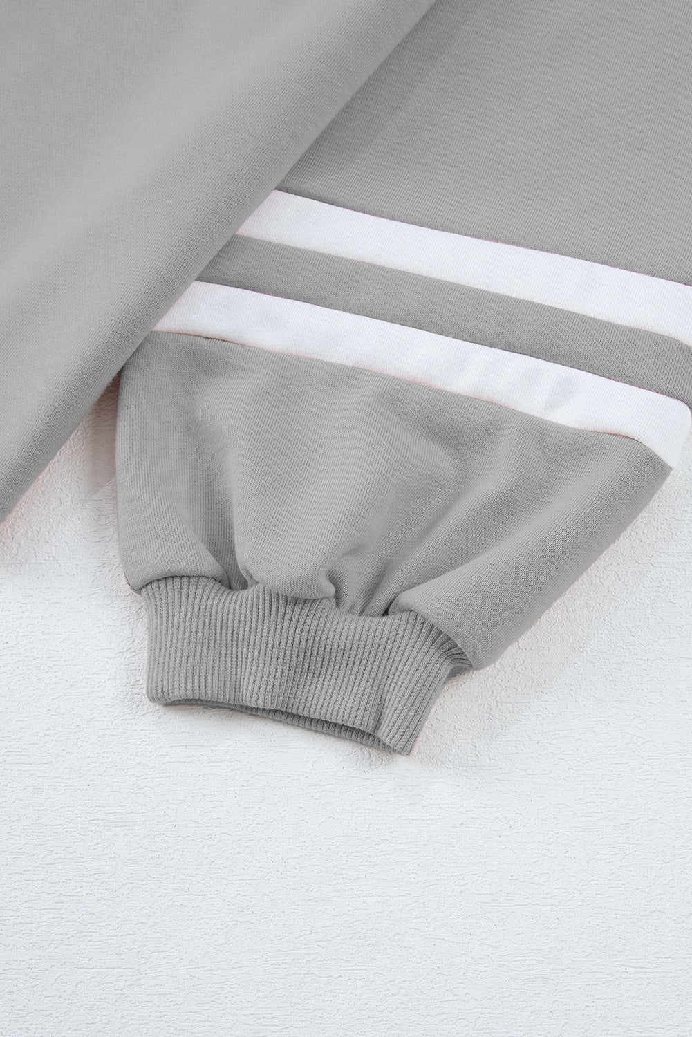 Trim Long Sleeve Pullover and Pants Set