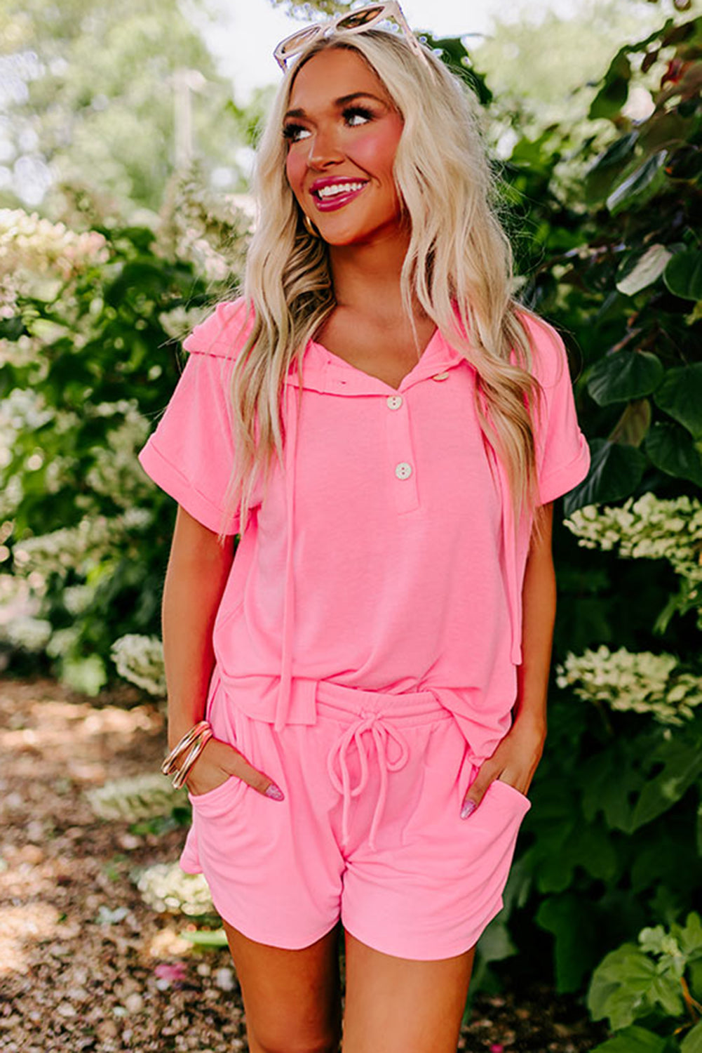 Ellie, Short Sleeve Top and Shorts Set